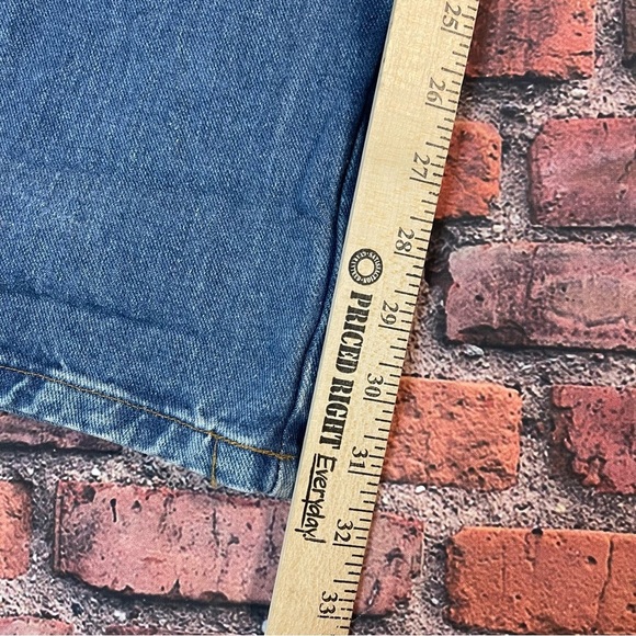 Vintage 80s Jou Jou High Waisted Jeans 9/10 Grunge Punk Plaid Patches Emo Goth - Picture 8 of 9